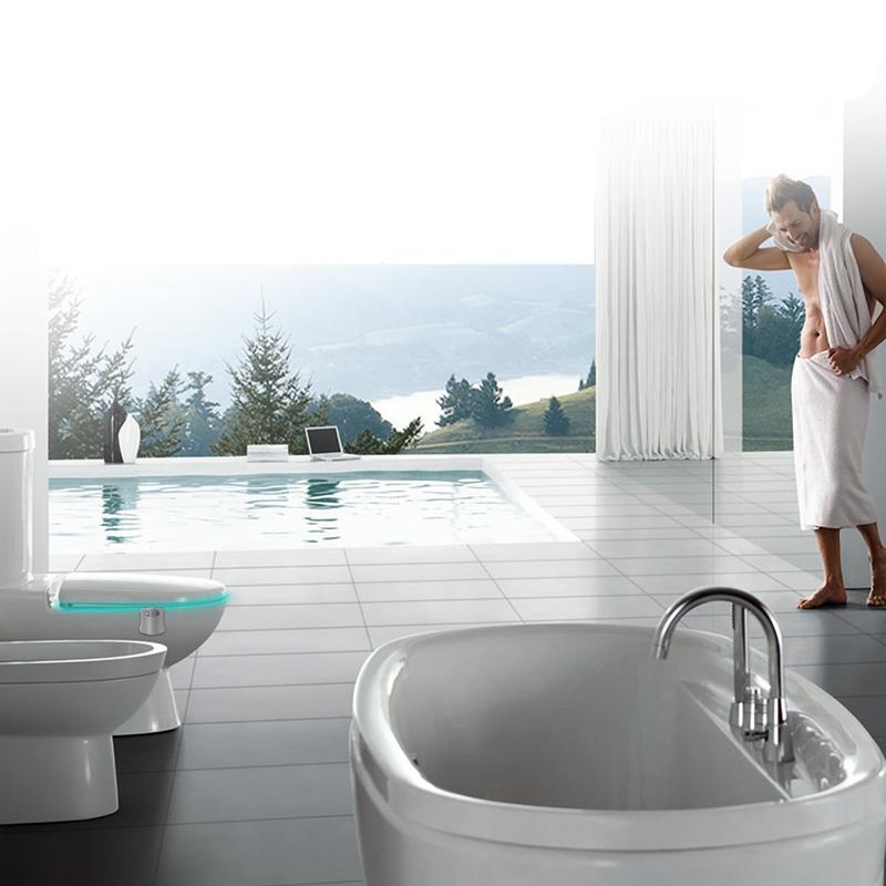 Lampe LED pour la cuvette des toilettes avec capteur de mouvement – Image 5
