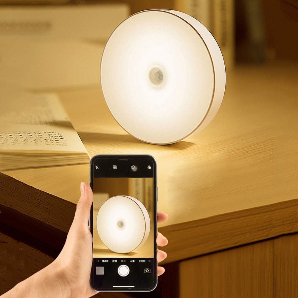 Veilleuse LED confort des yeux avec capteur de batterie rechargeable USB – Image 2
